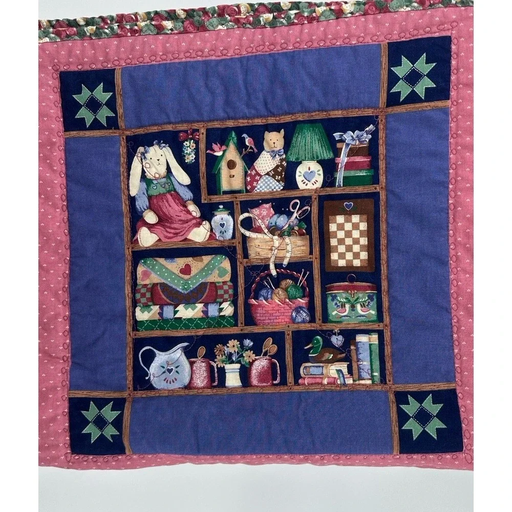 Country Cottage Core Lap Quilt Throw Or Wall Hanging 34